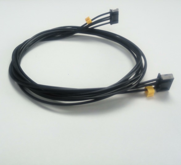 Motor cable, black, Z axis, 420mm (terminal black) Genius