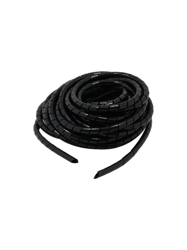 Kabelspirale - Flexibler Schutz Schlauch - 8 mm in Schwarz