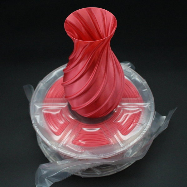 Silk PLA Filament Ø 1,75 mm - Rot- 1,00 kg