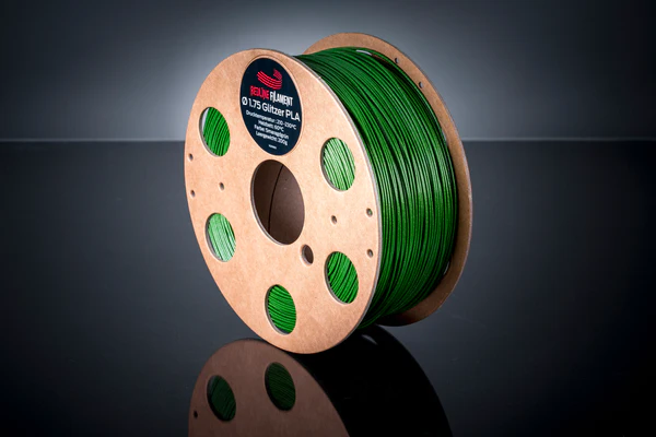 PLA - Glitzer Filament Smaragdgrün Ø 1,75 mm